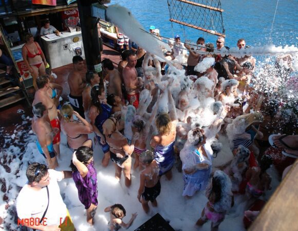 Antalya Party Boat Tour with Foam Party